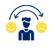 Icon demonstrating importance of managing feelings.